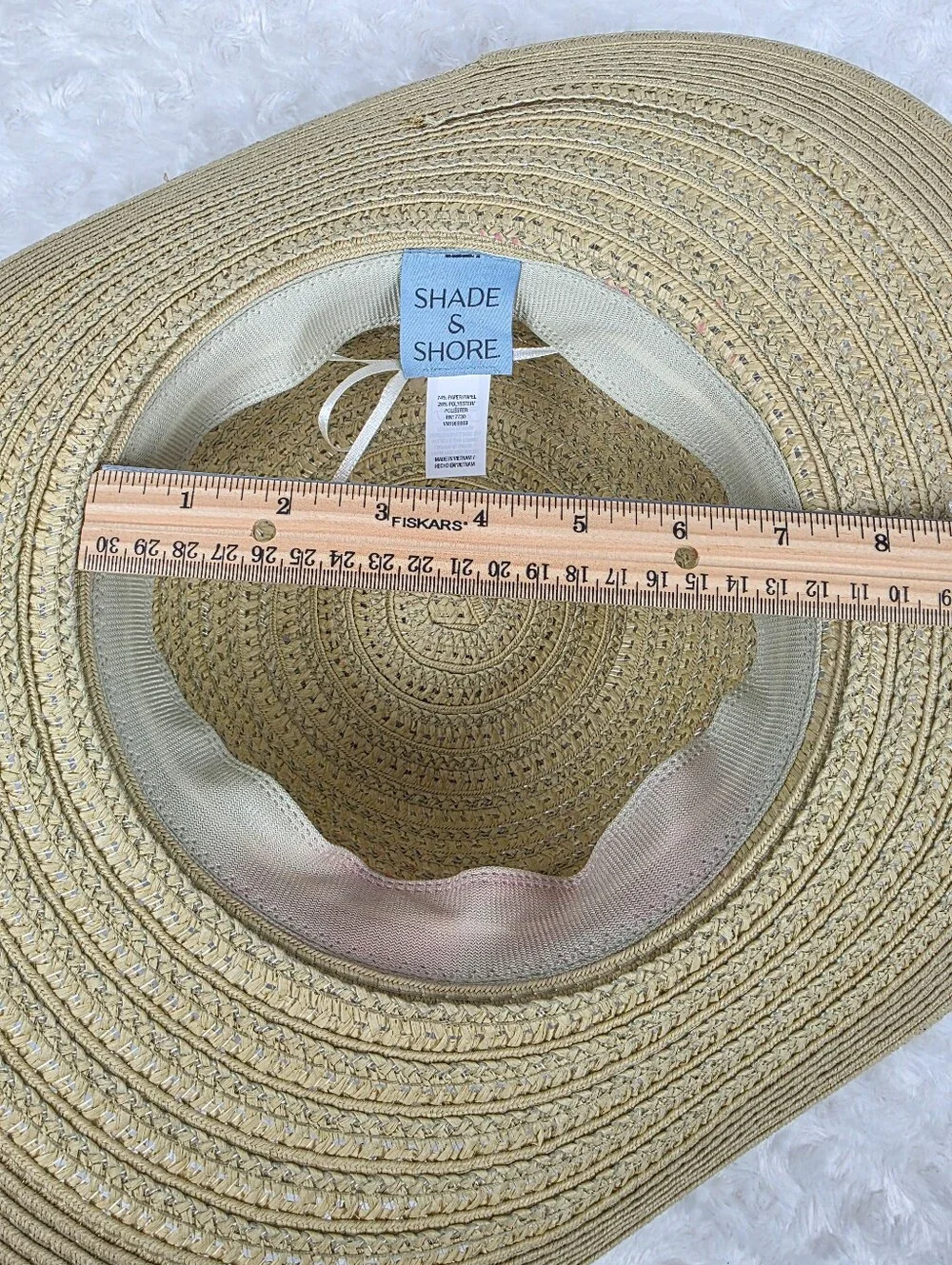 Shade & Shore Straw Sun Hat Natural One Size